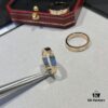 Cartier Love Collection Narrow Diamond-Free Ring in Rose Gold with Top-Tier CNC Craftsmanship