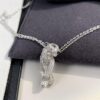 Paved Diamond Panther Necklace (Paired with Double Chain, 45cm in Length)