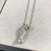 Paved Diamond Panther Necklace (Paired with Double Chain, 45cm in Length)