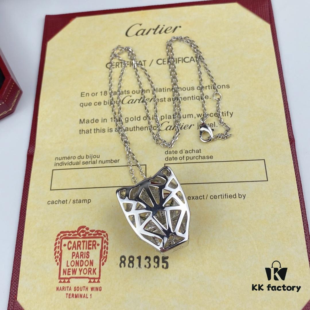 Awesome Leopard Pendant Necklace! Unisex 925 Sterling Silver Leopard Couple Pendant, Crafted with 18K Gold Plating