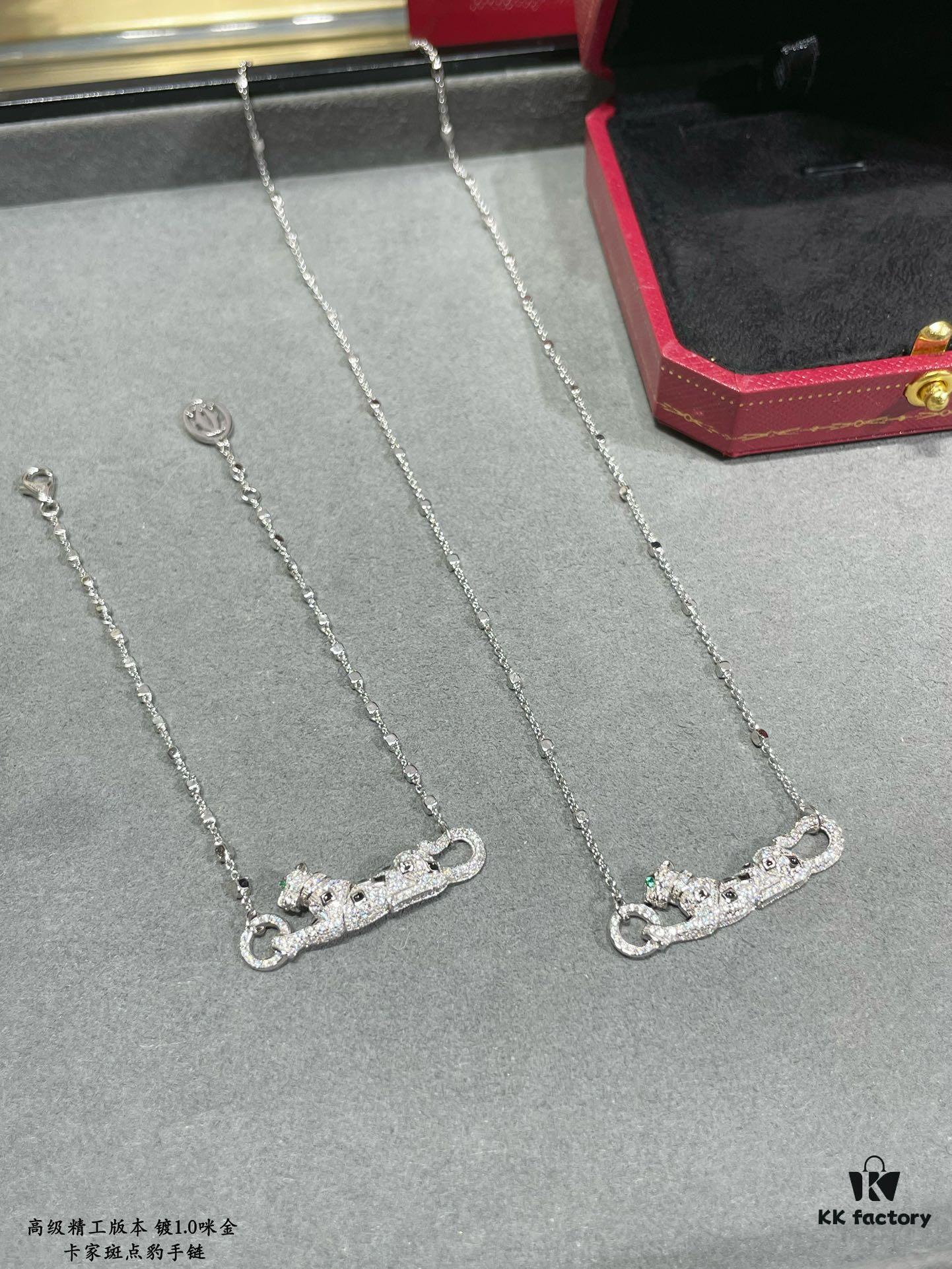 CNC Cartier Panther Bracelet, Extra Thick and Imposing Panther Design, Each Piece Exquisitely Hand-Carved by Master Craftsmen to Deliver a Perfect, High-End Result – Truly an Irresistible Item!