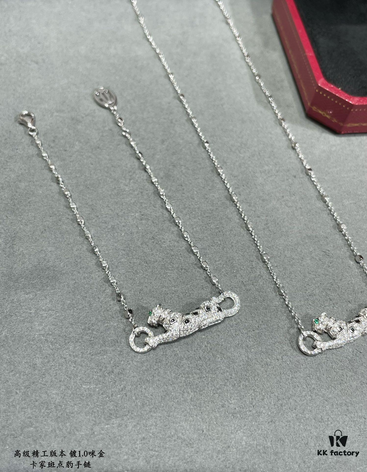 CNC Cartier Panther Bracelet, Extra Thick and Imposing Panther Design, Each Piece Exquisitely Hand-Carved by Master Craftsmen to Deliver a Perfect, High-End Result – Truly an Irresistible Item!