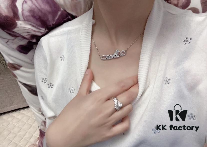 CNC Cartier Panther Necklace, Ultra Thick and Bold Panther Design, Unisex