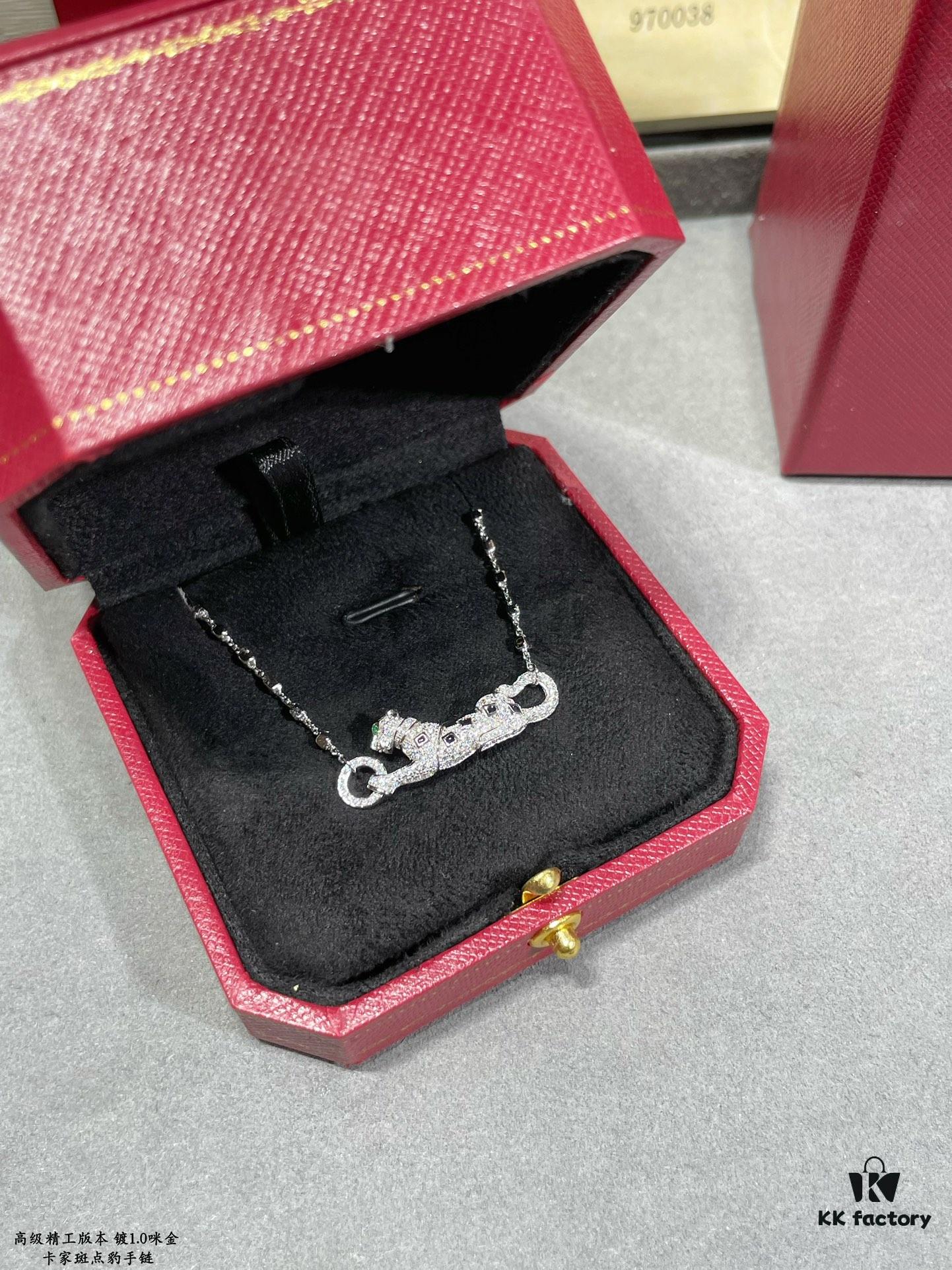 CNC Cartier Panther Bracelet, Extra Thick and Imposing Panther Design, Each Piece Exquisitely Hand-Carved by Master Craftsmen to Deliver a Perfect, High-End Result – Truly an Irresistible Item!