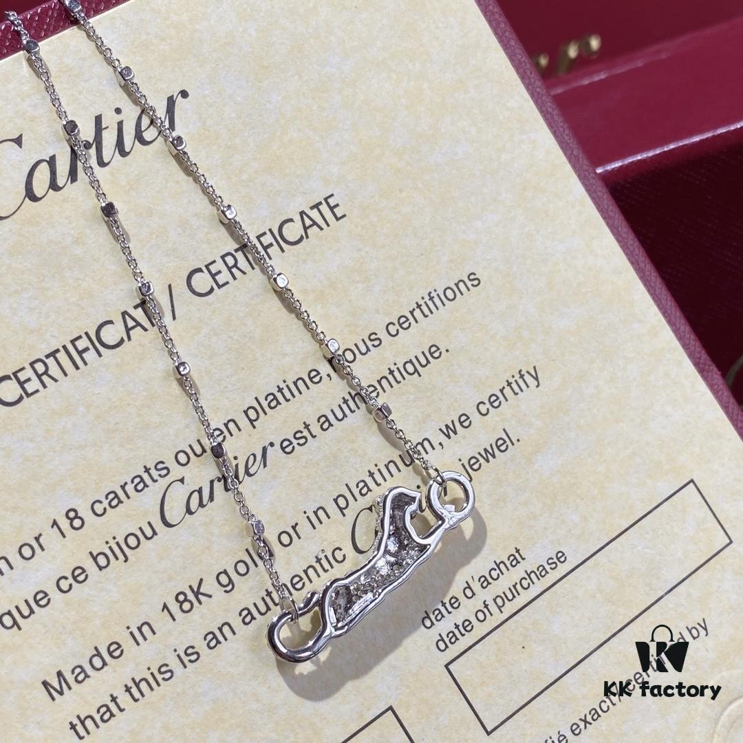 CNC Cartier Panther Necklace, Ultra Thick and Bold Panther Design, Unisex