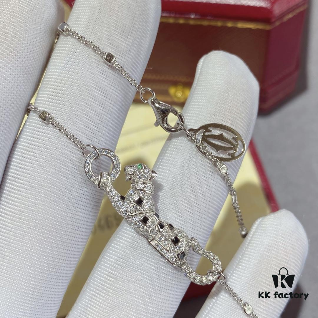 CNC Cartier Panther Necklace, Ultra Thick and Bold Panther Design, Unisex