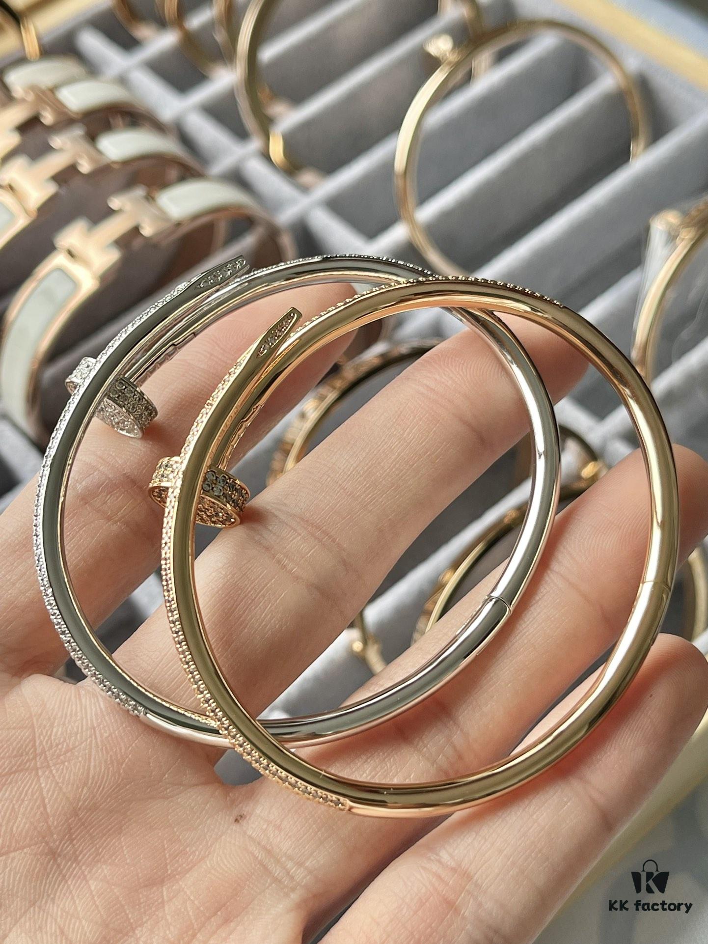 Cartier Full Diamond Nail Bracelet