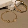 Dior Double Star Bracelet and Hermes Enamel Bracelet