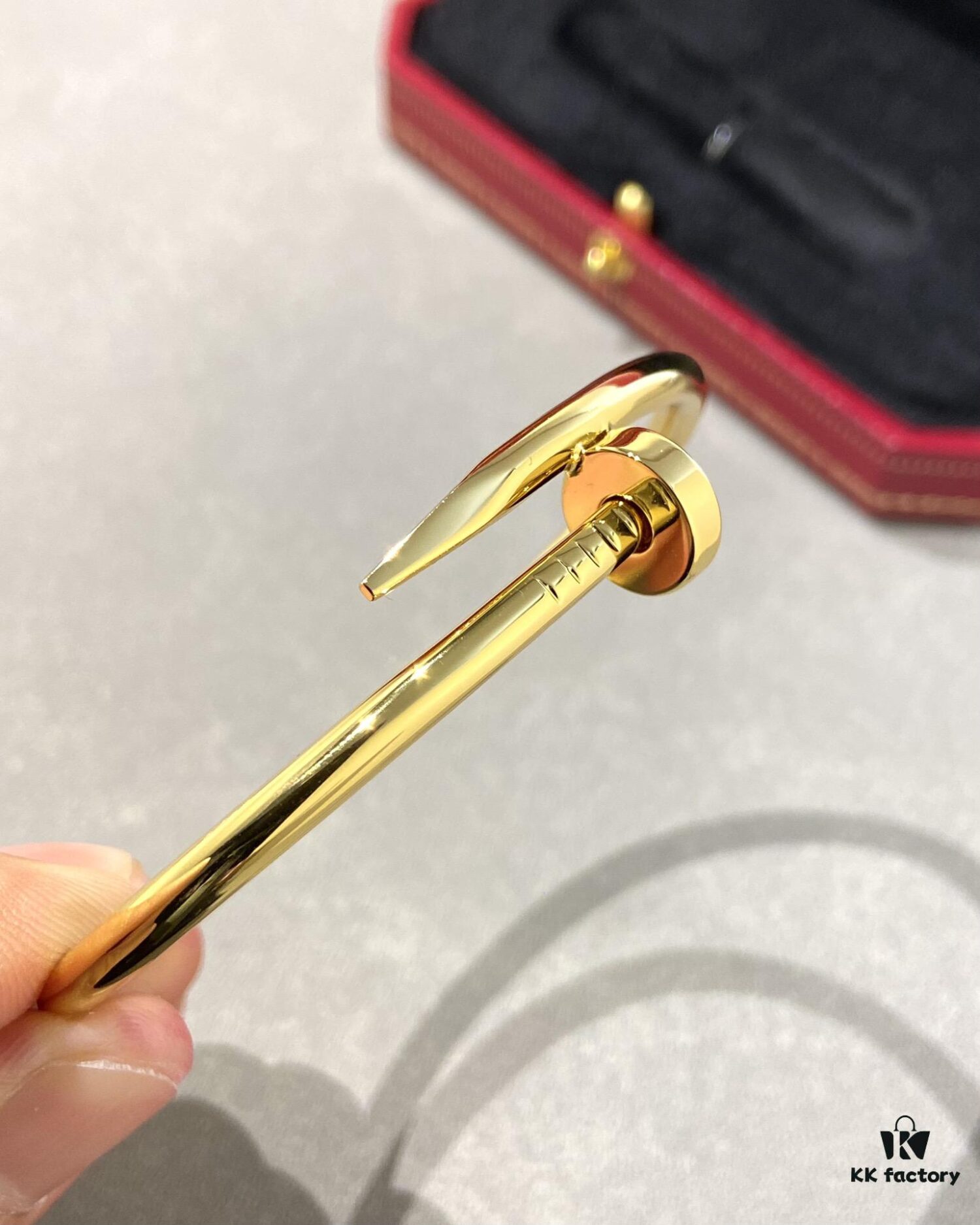 Cartier Juste un Clou Nail Bracelet, Gold-Tone, Diamond-Free CNC Version