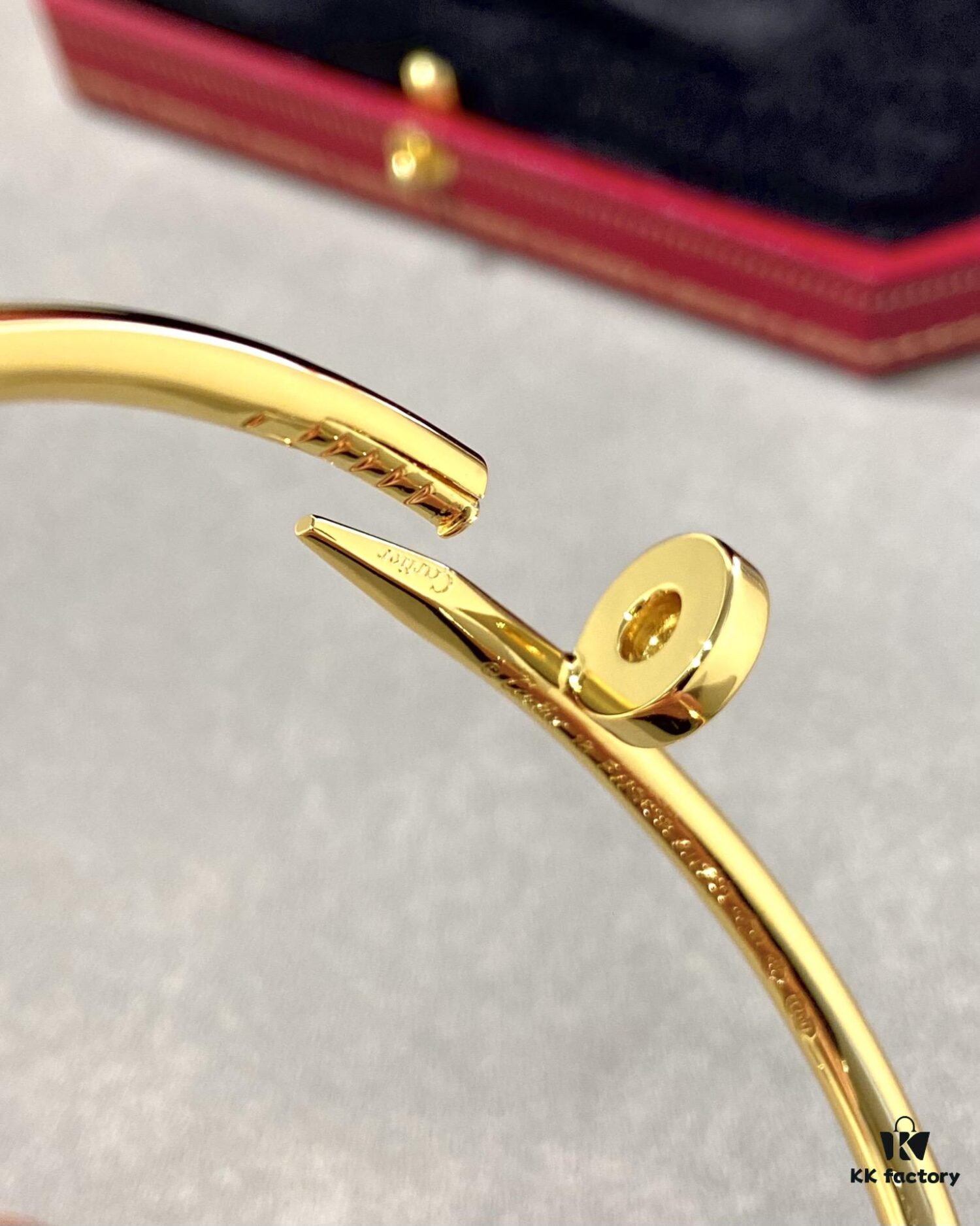 Cartier Juste un Clou Nail Bracelet, Gold-Tone, Diamond-Free CNC Version