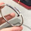 Cartier Juste un Clou Nail Bracelet, Non-Diamond CNC Version, White Gold Color