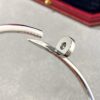 Cartier Juste un Clou Nail Bracelet, Non-Diamond CNC Version, White Gold Color