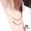 High-End Item! Tiffany Small Smiley Polished Necklace