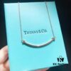 High-End Item! Tiffany Small Smiley Polished Necklace