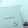 Tiffany & Co. Six-Pointed Star Necklace, High-End S925 Sterling Silver, Star of David Pendant Necklace