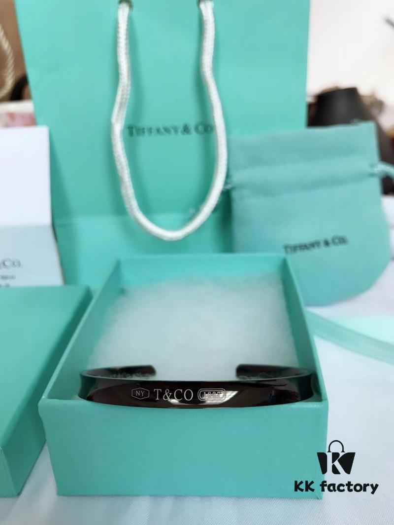 Tiffany & Co. Couple Bracelets in Black Gold Color, Unisex Styles for Men and Women