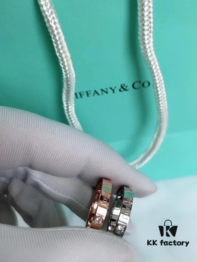 Being With You Is the Whole World – A Home, Two People, Three Meals, Four Seasons, Tiffany Couple Ring in White Gold and Rose Gold, Wide Version 6-10, Narrow Version 5-9