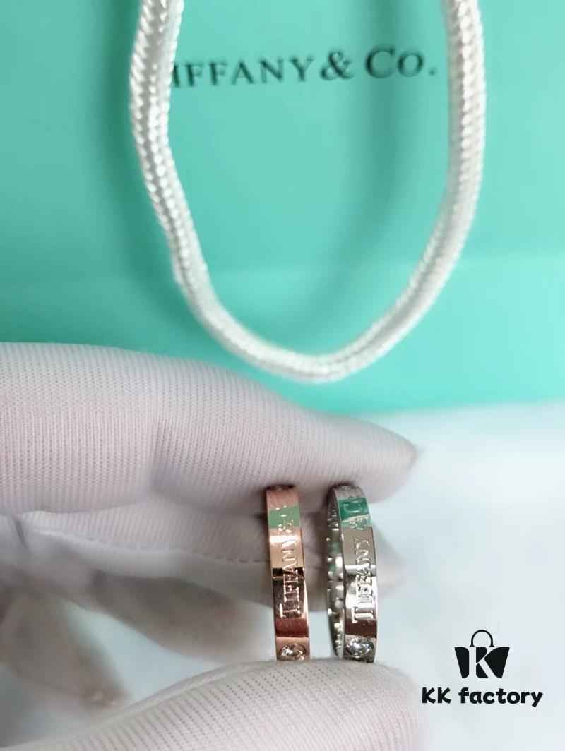 Being With You Is the Whole World – A Home, Two People, Three Meals, Four Seasons, Tiffany Couple Ring in White Gold and Rose Gold, Wide Version 6-10, Narrow Version 5-9
