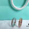 Being With You Is the Whole World – A Home, Two People, Three Meals, Four Seasons, Tiffany Couple Ring in White Gold and Rose Gold, Wide Version 6-10, Narrow Version 5-9