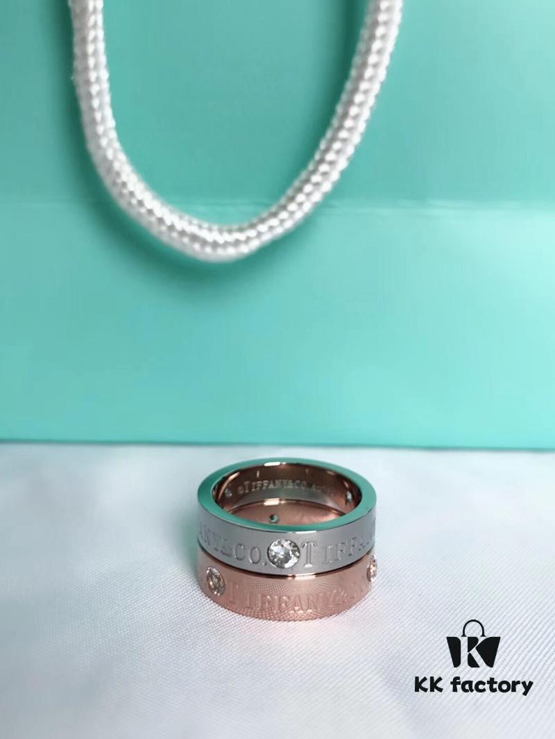 Being With You Is the Whole World – A Home, Two People, Three Meals, Four Seasons, Tiffany Couple Ring in White Gold and Rose Gold, Wide Version 6-10, Narrow Version 5-9