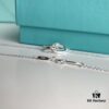 Tiffany & Co. T1837 Double Ring Necklace with Toggle Closure, Fashionable Silver Pendant Inspired by the Brand's Founding Year