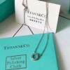 Tiffany T Two Small Hoop Necklace with Red Agate, Turquoise, and Mother-of-Pearl – Limited Edition for Chinese New Year, Global Launch in China