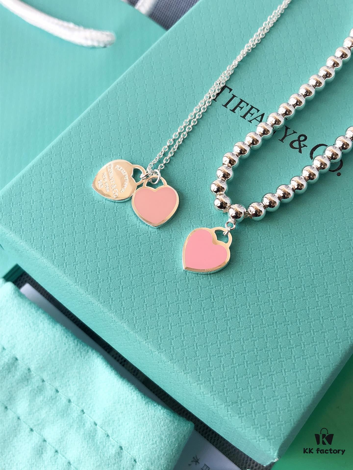 Pink Heart Set ❤ Simple and Classic, Iconic Design Perfectly Embodies Tiffany