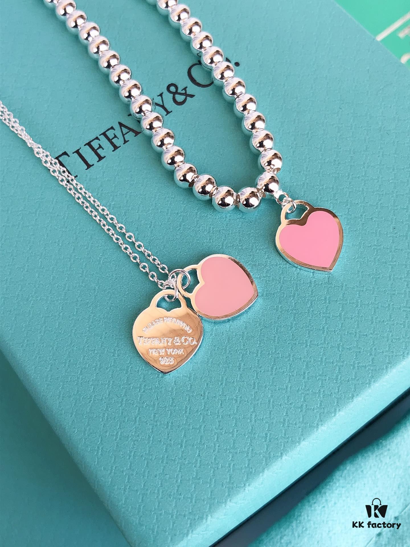 Pink Heart Set ❤ Simple and Classic, Iconic Design Perfectly Embodies Tiffany
