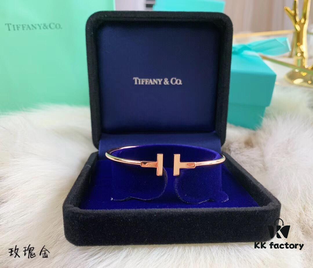 Tiffany & Co. Tiffany Classic T-Series Smooth Double-T Bracelet