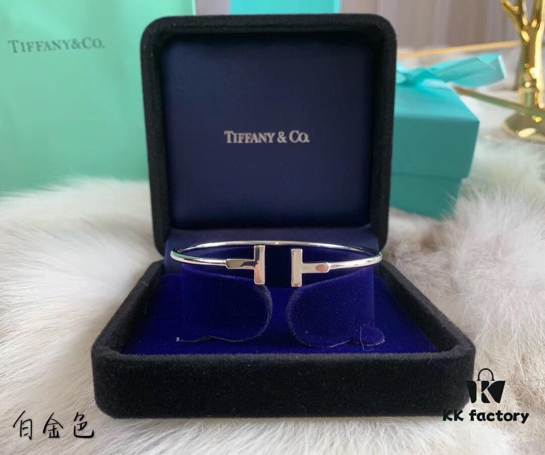 Tiffany & Co. Tiffany Classic T-Series Smooth Double-T Bracelet