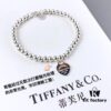 Tiffany & Co. Classic Heart Beaded Bracelet, Simple and Timeless Design, Iconic Signature Tiffany Style, Versatile Match, 925 Sterling Silver Material, Imported Lobster Clasp, Double Chain Structure Distinguishing from Ordinary Market Versions, Complete with Original Retail Packaging