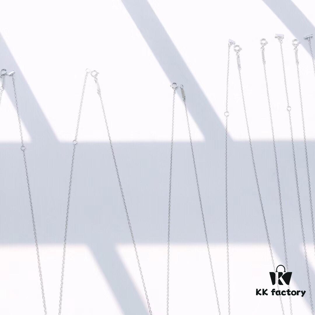 Tiffany & Co. Smile Necklace Collar Chain, Large, Medium, Small Sizes, Same Style as Lin Xinru and Tang Jing's Smile Bracelet, Earrings, Bangle, Ring - Valentine's Day Gift