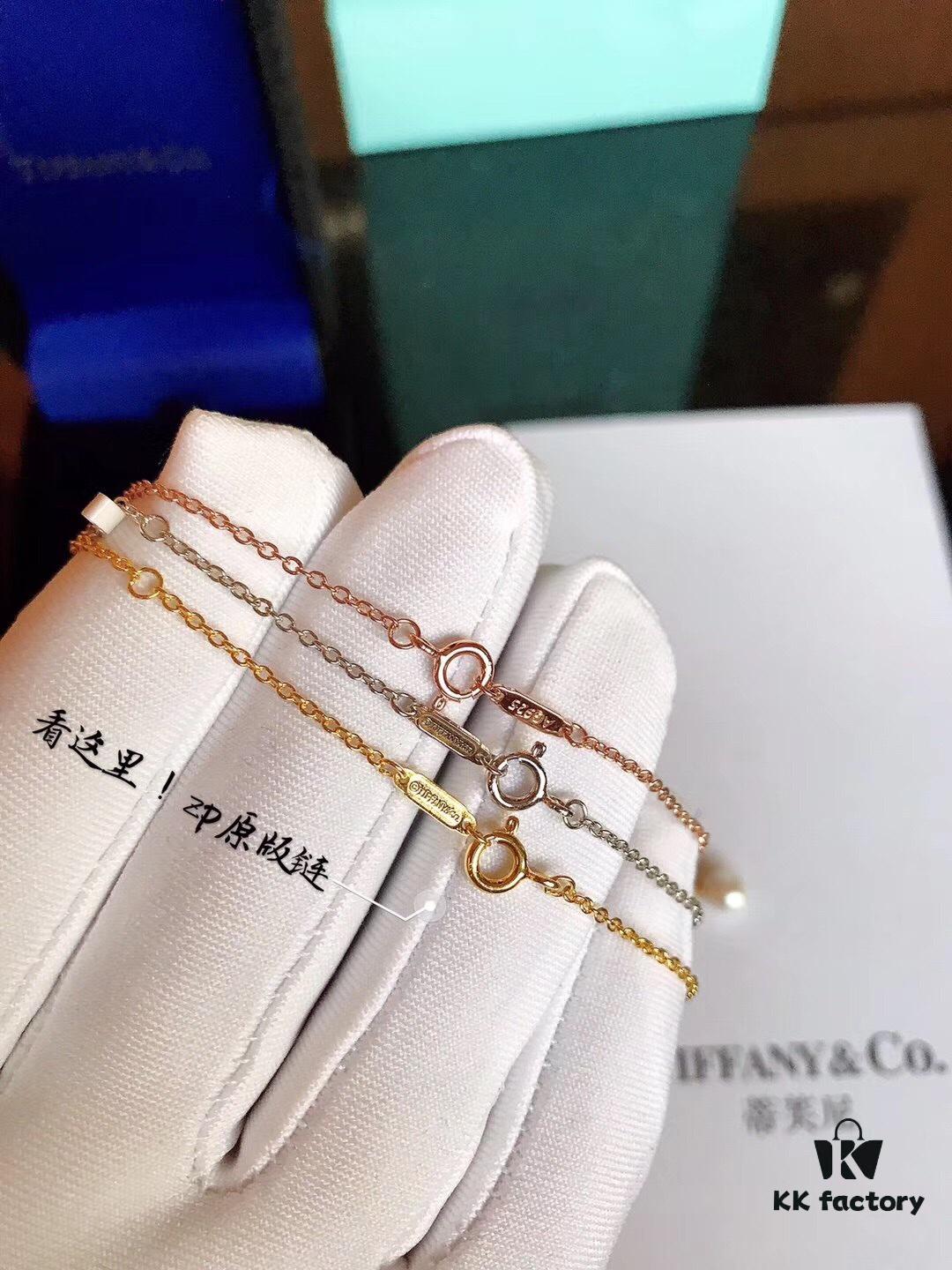 Tiffany & Co. Elsa Peretti® Open Heart Pearl Necklace with Sautoir Design, 8mm Pearl, 1.0cm Heart