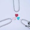 Tiffany Inspired Heart Resin Bracelet in S925 Sterling Silver with Enamel Detail