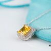 Tiffany Yellow Diamond Pendant Necklace