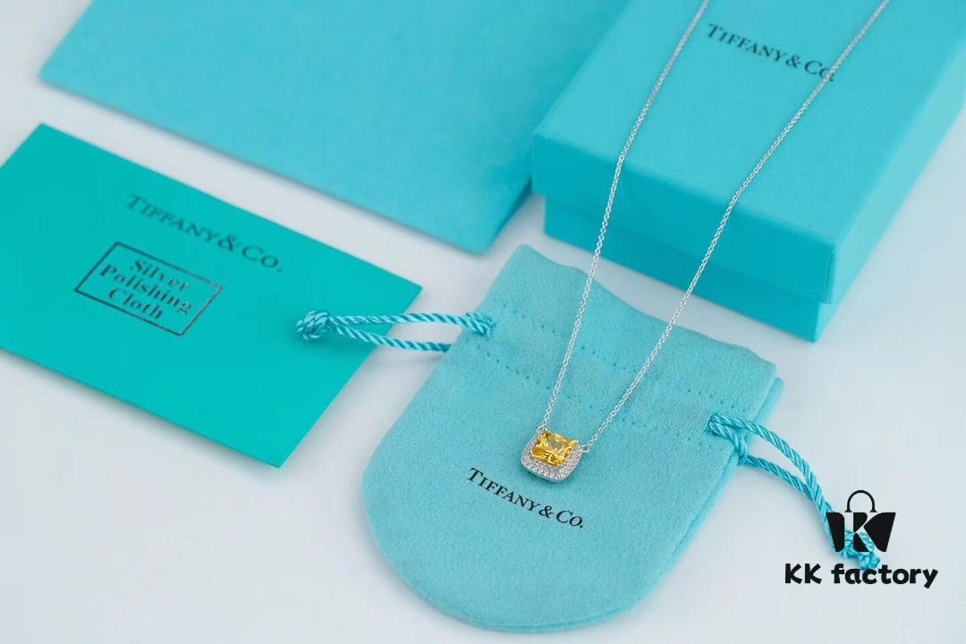 Tiffany Yellow Diamond Pendant Necklace