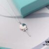 925 Sterling Silver Tiffany Lollipop Pendant, Minimalist Design Resonating with the Essence of Love