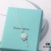 925 Sterling Silver Tiffany Lollipop Pendant, Minimalist Design Resonating with the Essence of Love