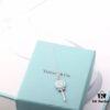 925 Sterling Silver Tiffany Lollipop Pendant, Minimalist Design Resonating with the Essence of Love