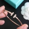 Tiffany & Co. Double T Diamond Bracelet with Adjustable Memory Design