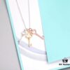 925 Sterling Silver Tiff Unlocks Infinite Possibilities - Three Small Keys Combined Slot Machine Heart ❤ Classic Tiffany Key Necklace