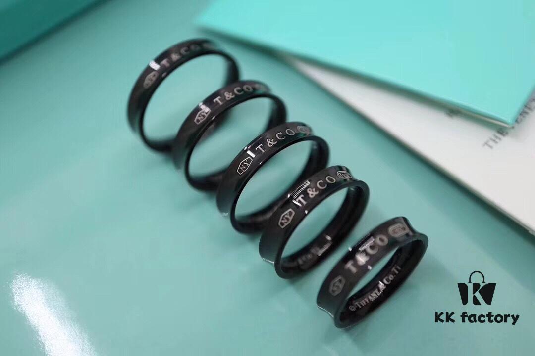 Tiffany & Co. 1037 Titanium Ring 🌷🌷 The Tiffany 1837™ Collection, engraved with the founding year of Tiffany, is perfectly interpreted through smooth curves and elegant contours. This sophisticated ring is a timeless classic. An ideal choice for couples 👫, best friends, or as a single band 💒. Made of titanium, hypoallergenic.