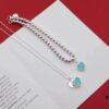 Popular Tiffany-style Princess Dream Bracelet & Necklace Set - Silver Craft with High-definition Copper Lettering, Lin Yun Same Style