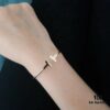 Tiffany & Co. Classic T Collection Smooth Double T Bracelet