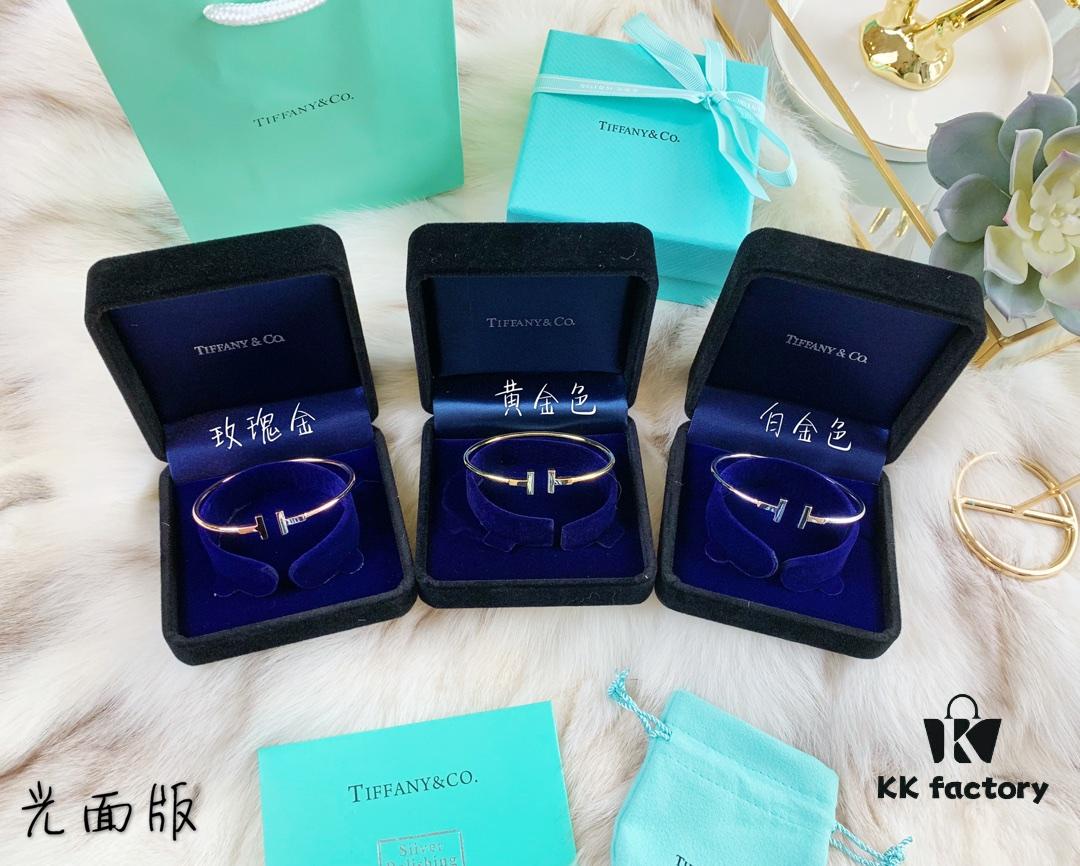 Tiffany & Co. Tiffany Classic T-Shape Smooth Double T Bracelet