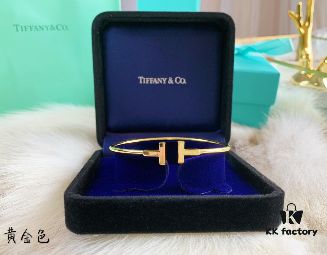 Tiffany & Co. Tiffany Classic T-Shape Smooth Double T Bracelet
