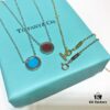 Tiffany & Co. Circle Double T Necklace, Each Color Perfectly Matched, Beautiful! Mini Style ❤️ In Love