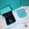 Tiffany Classic Heart Ring Cross Necklace, 925 Sterling Silver Elegant Plated High-End Women's Fashion Jewelry