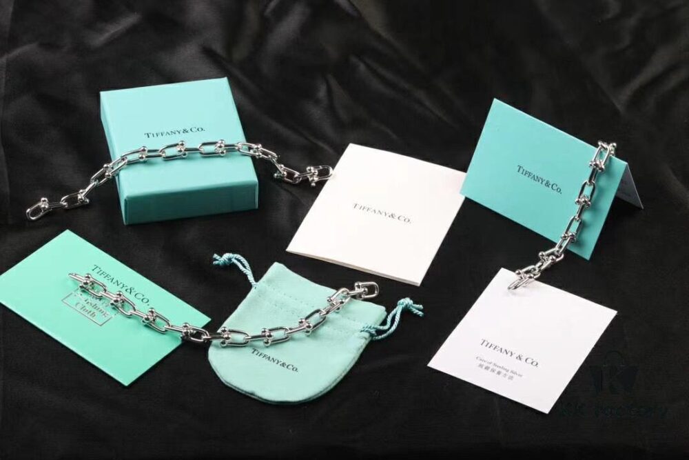 Smooth Bamboo Joint Bracelet - Tiffany-style Link Bracelet, Titanium Material with Vacuum Thick Electroplating in White Gold, Unisex Wear, HardWear Series Combining Elegance and Edginess