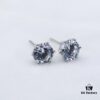 Classic Six-Prong Moissanite Stud Earrings